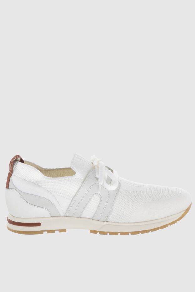 Loro Piana women's sneakers 360 lp lady flexy walk made of knitted wool white 172208 - photo 1