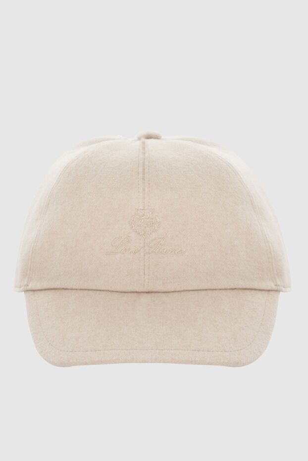 Loro Piana light beige cashmere baseball cap with embroidery
172225 - photo 1