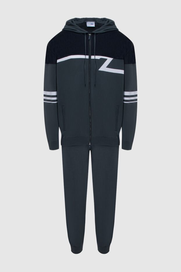 Zilli sports suit made of cotton and polyamide gray for men 172284 - photo 1