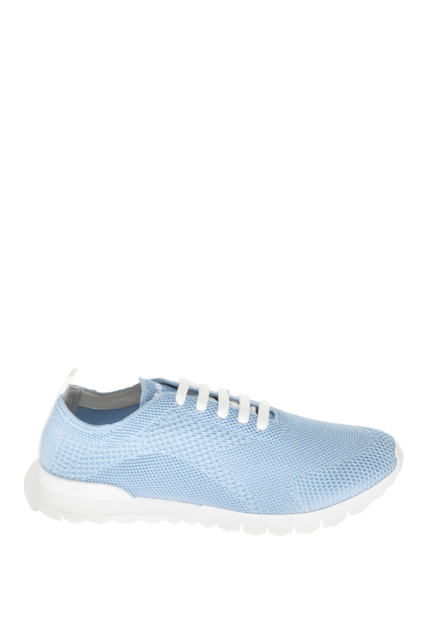Soft knit sneakers in a sky blue shade
- photo 1