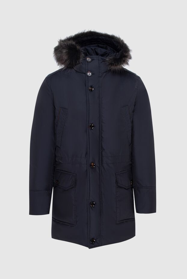 Moorer men's blue parka down jacket with an inner detachable vest 172517 - photo 1