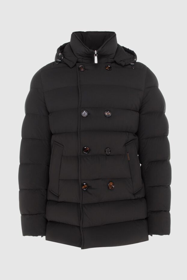 Moorer black down jacket with double-breasted placket and soft matte texture
172525 - photo 1