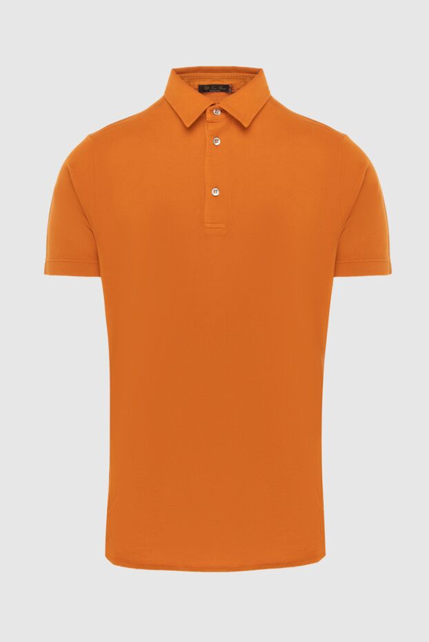 Loro Piana orange cotton polo for men 172562 - photo 1