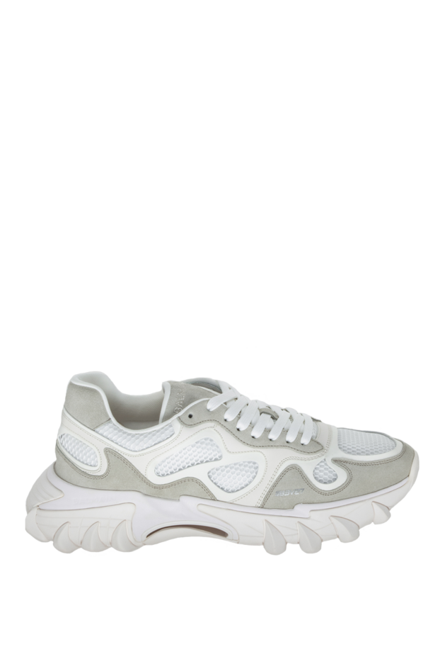 Balmain white leather sneakers for men 172621 - photo 1