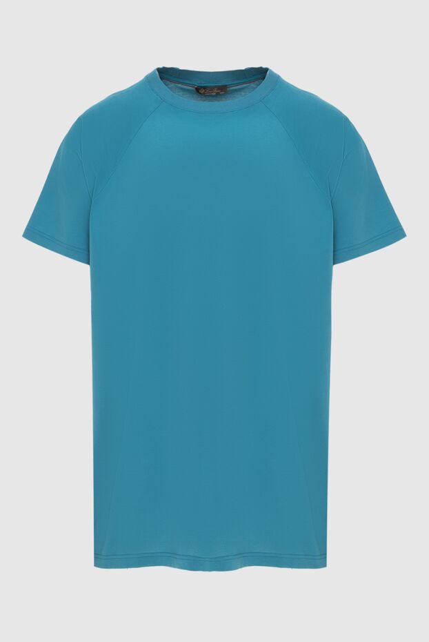 Loro Piana blue cotton t-shirt for men 172636 - photo 1