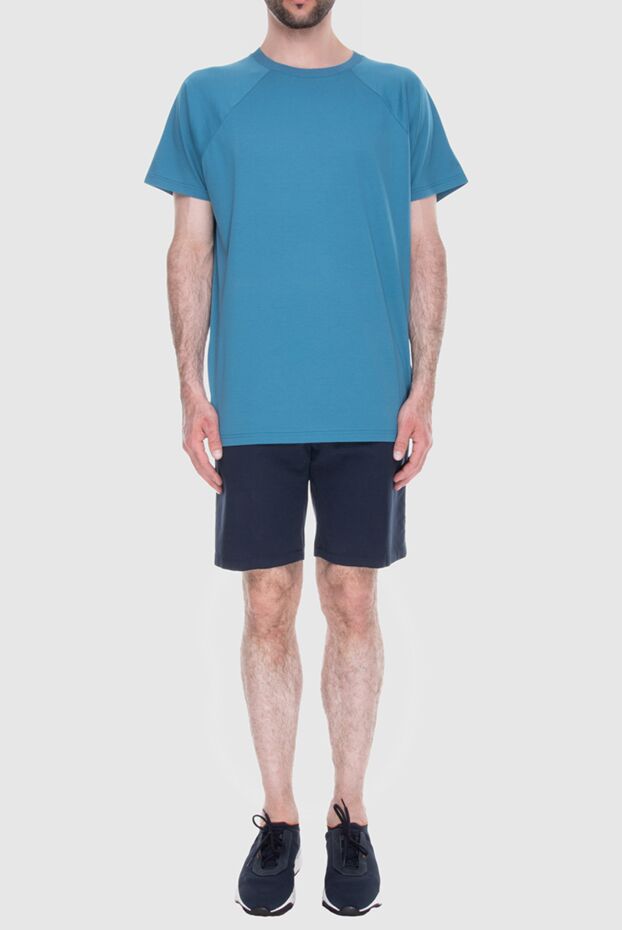 Loro Piana blue cotton t-shirt for men 172636 - photo 2