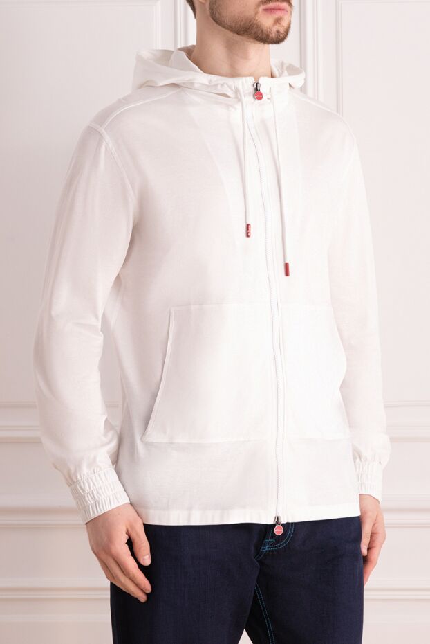 Kiton худи на молнии из дышащего хлопка с эластичными манжетами
 172851 - фото 3