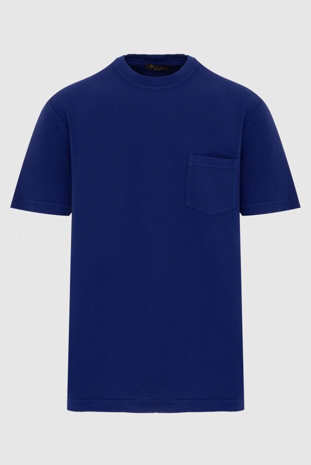 Loro Piana men's basic t-shirt blue with pocket
172995 - photo 1
