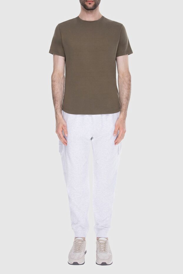 Loro Piana plain t-shirt in a discreet olive shade made from premium jersey
 172997 - photo 2