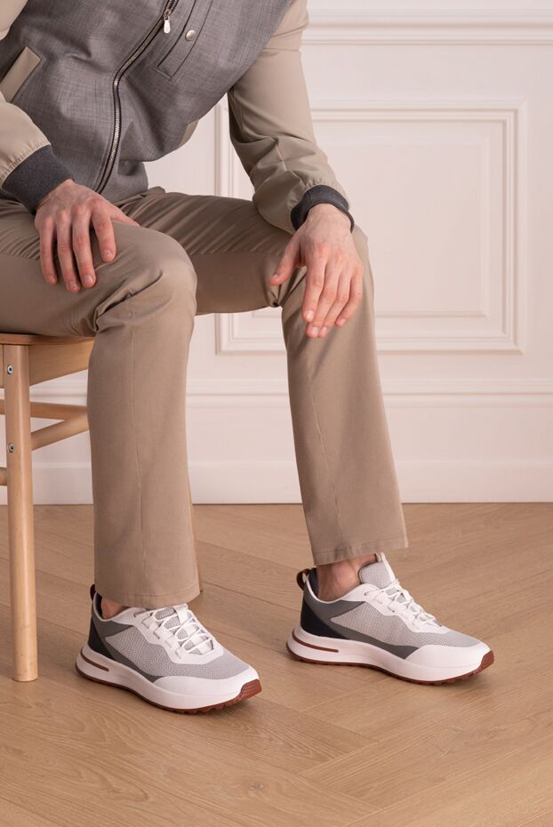Loro Piana кроссовки week end walk из трёхмерного трикотажа на ультралегкой подошве 173025 - фото 2