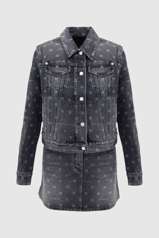Givenchy costume with a skirt made of cotton gray for women 173078 - photo 1