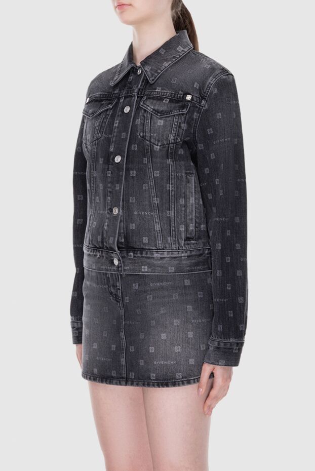Givenchy costume with a skirt made of cotton gray for women 173078 - photo 3