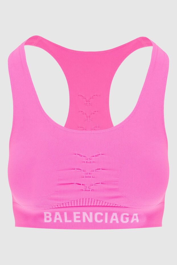 Balenciaga логотипті және қырлы құрылымы бар қызғылт спорттық топ
173097 - фото 1