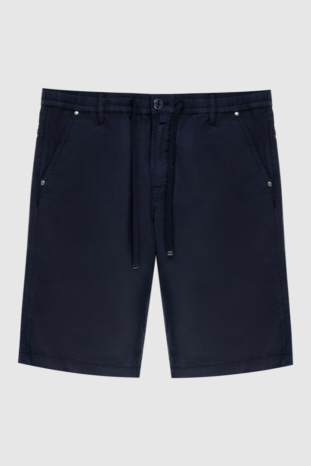 Jacob Cohen dark blue men's shorts with straight cut and drawstring waist
173214 - photo 1