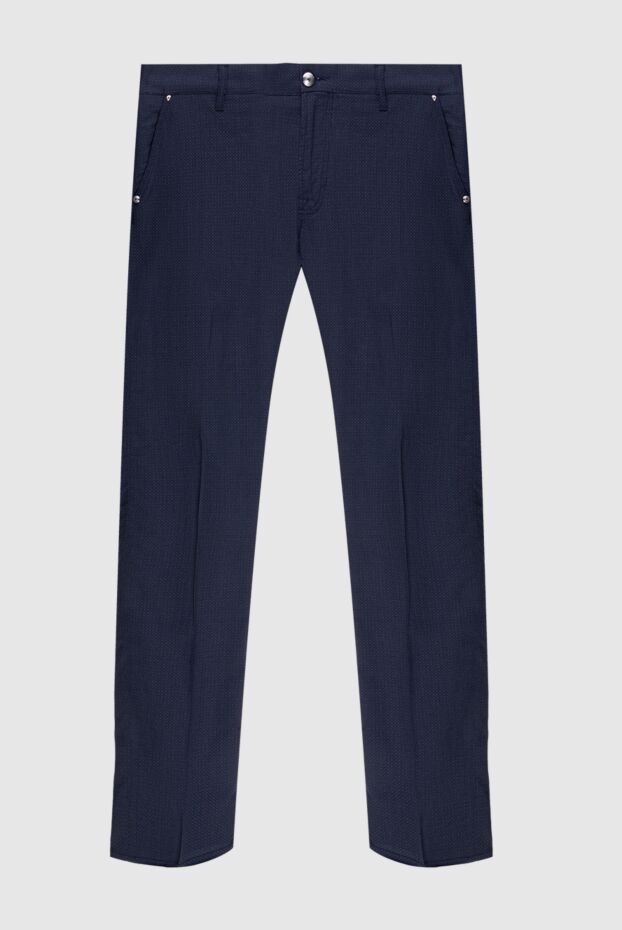 Stefano Ricci men's blue jeans with silver logo 173501 - photo 1