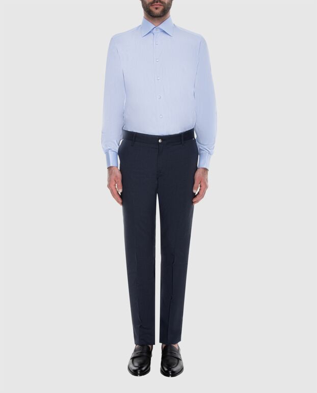 Stefano Ricci men's blue jeans with silver logo 173501 - photo 2