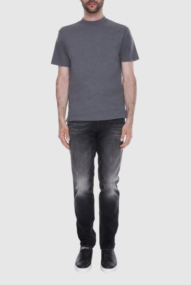 Loro Piana t-shirt in melange grey color made of thick cotton jersey
 173576 - photo 2