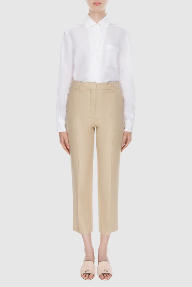 Beige chinos for women - photo 2