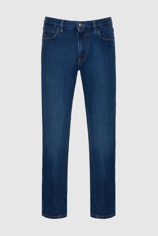 Loro Piana джинсы мужские базовые синие хлопковые 173995 - фото 1
