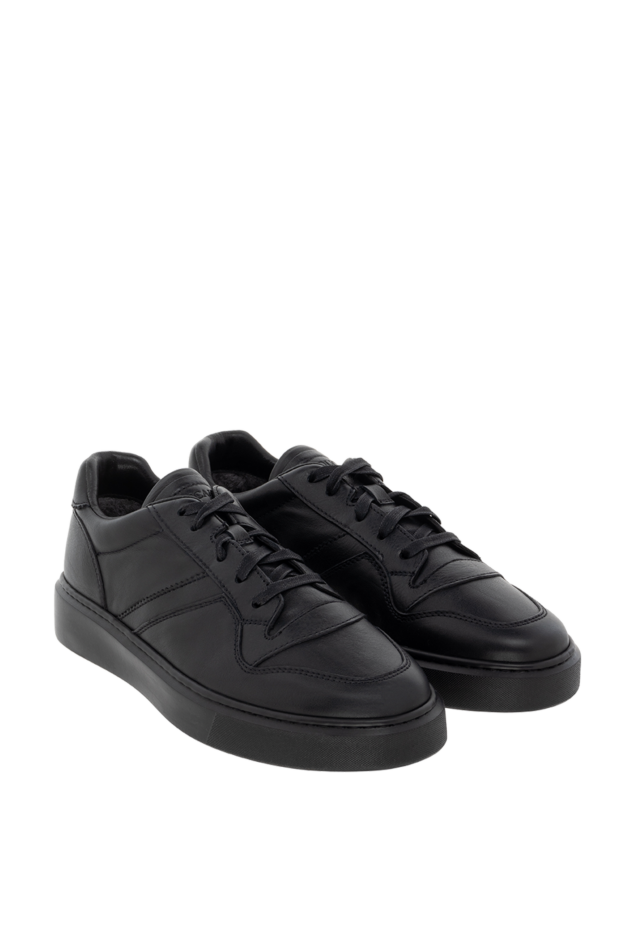 Doucal`s winter sneakers made of genuine leather with fur lining
 174400 - photo 3