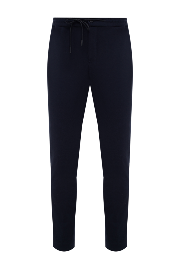 PT01 (Pantaloni Torino) жұмсақ жейдеден тігілген белінде галстук бар қою көк шалбар
174440 - фото 1