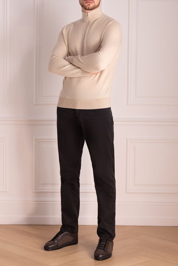 Loro Piana natural beige cashmere knitted troyer
 174612 - photo 3