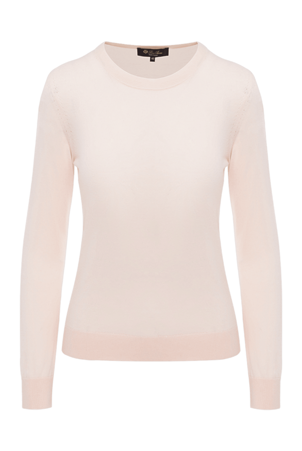 Loro Piana light pink women’s cashmere jumper 174616 - photo 1