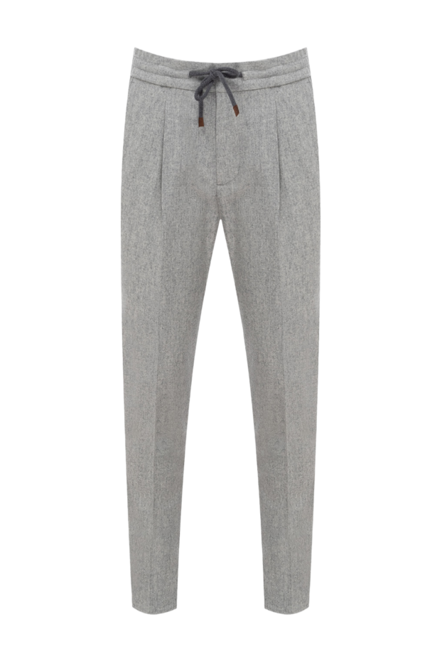 Brunello Cucinelli gray woolen pants for men 174762 - photo 1