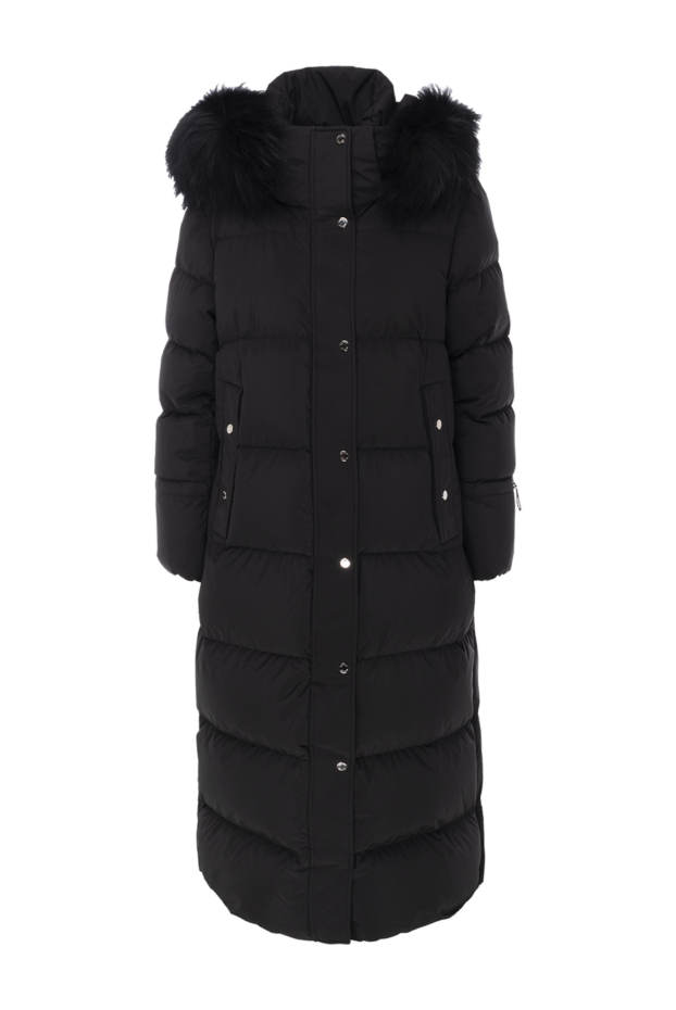 Moorer quilted down jacket maxi length black with fur trim
174913 - photo 1