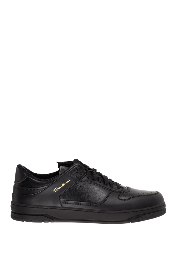 Santoni кроссовки мужские кожаные чёрные на шнуровке
174946 - фото 1