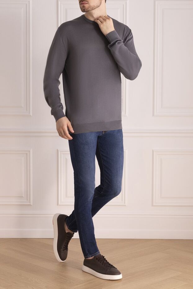 Loro Piana узкие джинсы из хлопкового денима с легкой потертостью
 174971 - фото 3