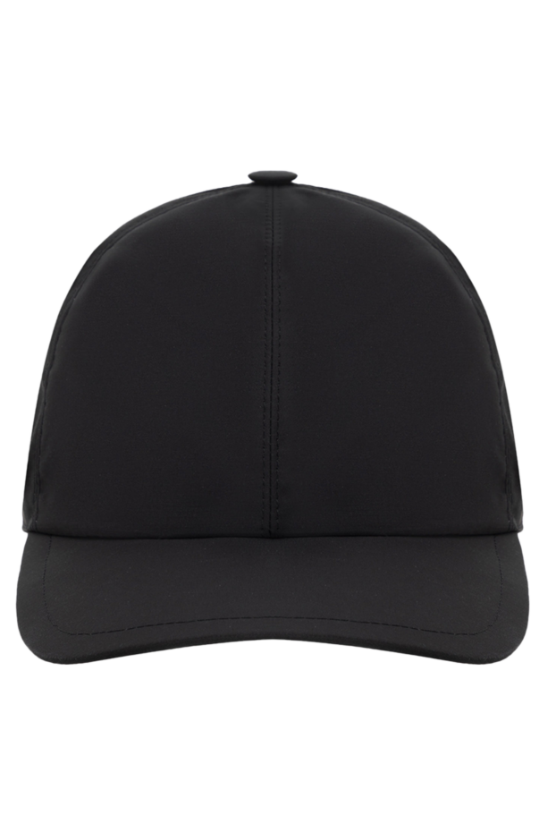 Cesare di Napoli black wool and polyamide cap for men 175094 - photo 1