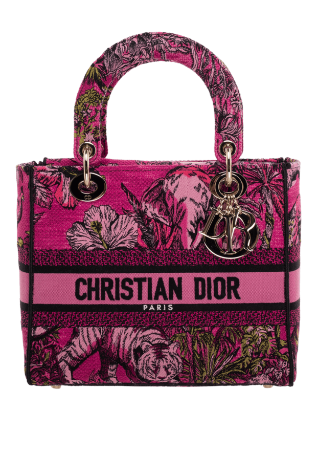 Dior lady d bag cotton pink women's pink 175109 - photo 1