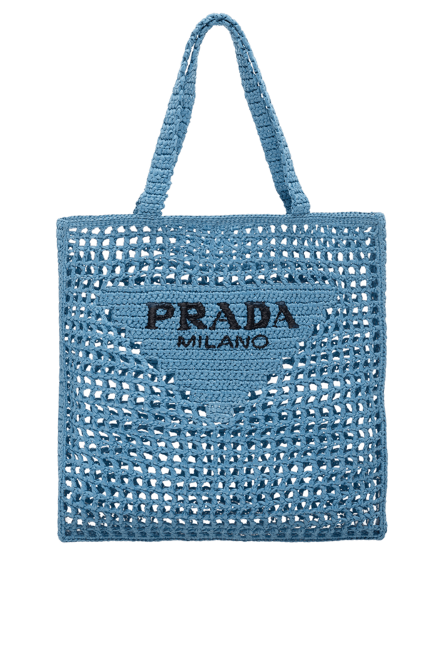 Prada сумка голубая женская 175150 - фото 1