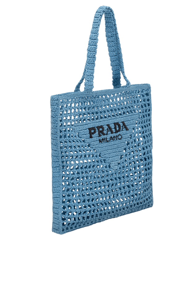 Prada сумка голубая женская 175150 - фото 3