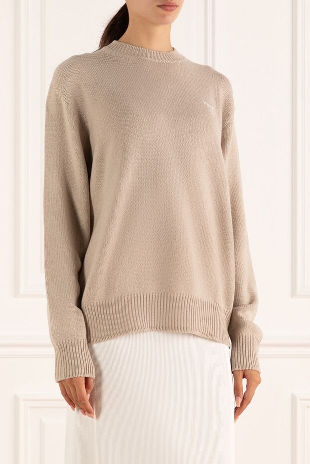 Prada pure cashmere jumper with textured knit and loose fit
175160 - photo 3