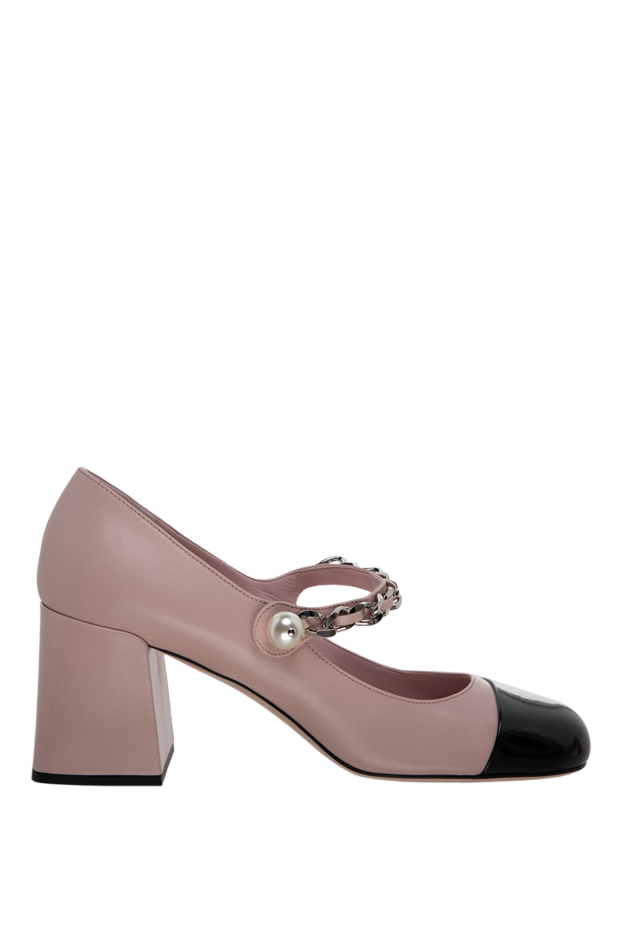 Miu Miu pink leather shoes for women 175169 - photo 1