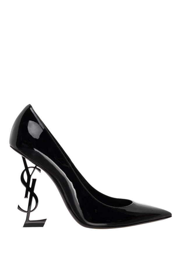 Saint Laurent black leather shoes with a high opyum heel women's 175194 - photo 1