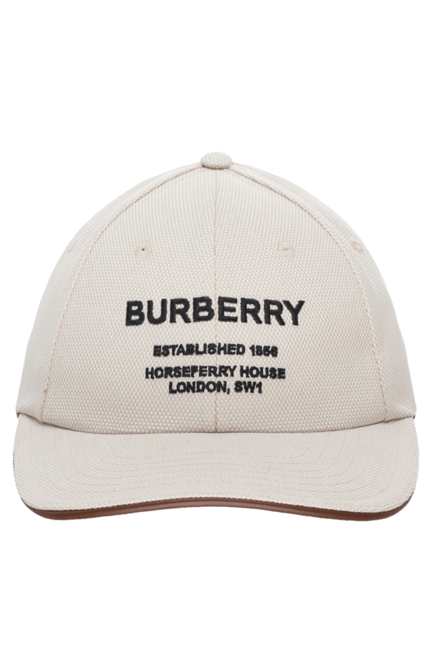 Burberry хлопковая бейсболка светлого оттенка с вышивкой
175242 - фото 1
