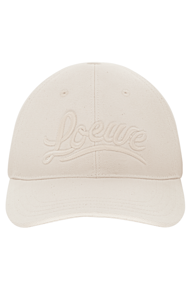 Loewe бежевая бейсболка из плотного хлопка с объемной вышивкой
175251 - фото 1