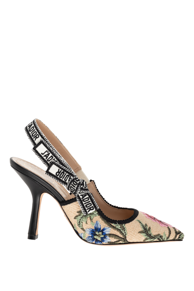 Dior fabric shoes with flowers and branded tape on the heel
175275 - photo 1
