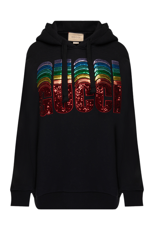 Gucci худи из черного хлопка с пайетками и радужным принтом
175348 - фото 1
