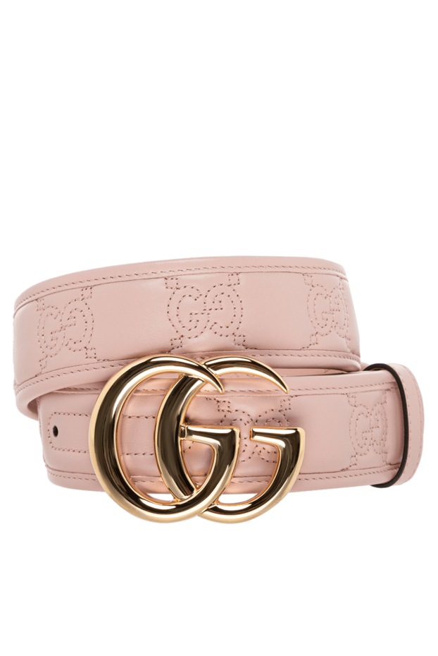 Gucci розовый ремень с объемным логотипом и текстурным рисунком
175359 - фото 1