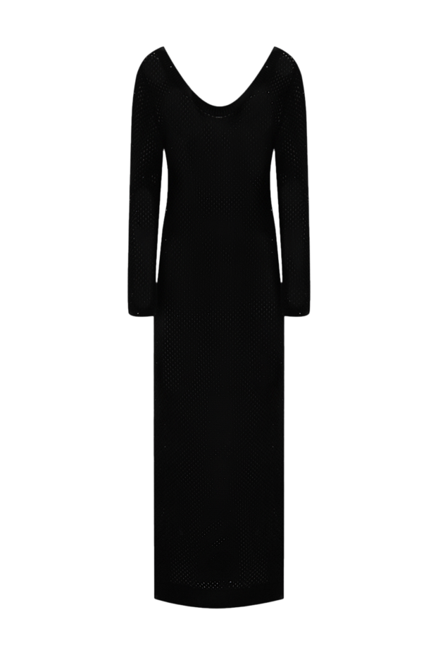 Brunello Cucinelli black cashmere and silk dress for women 175375 - photo 1