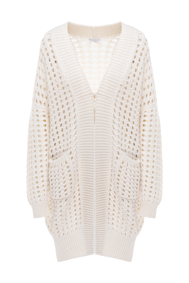 Brunello Cucinelli openwork knit cashmere and silk cardigan
175383 - photo 1