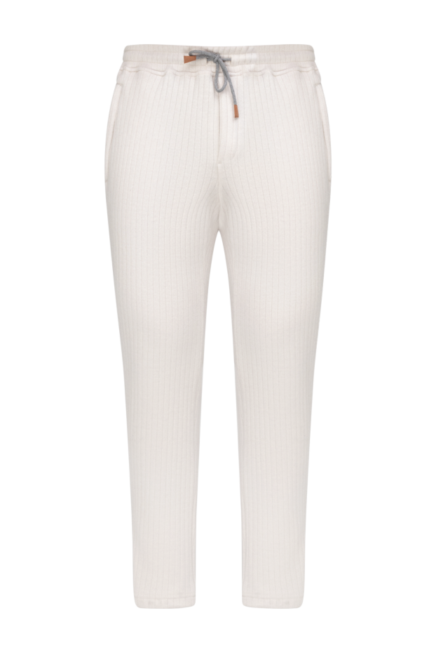 Eleventy beige wool and cashmere pants for men 175486 - photo 1