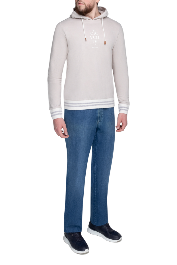 Eleventy beige cotton sweatshirt for men 175489 - photo 2