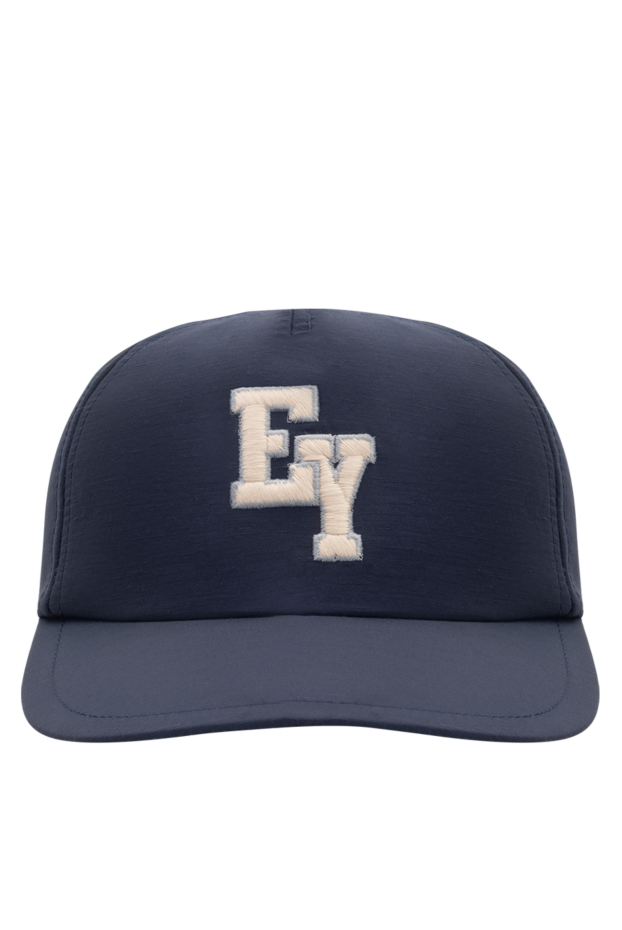 Eleventy blue linen and polyamide cap for men 175504 - photo 1