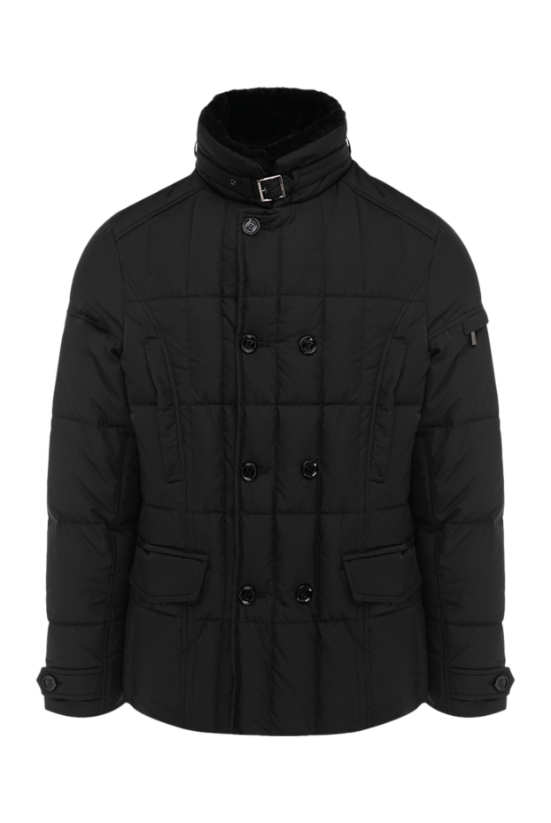 Moorer black quilted double-breasted down jacket with a stand-up collar men's 175524 - photo 1