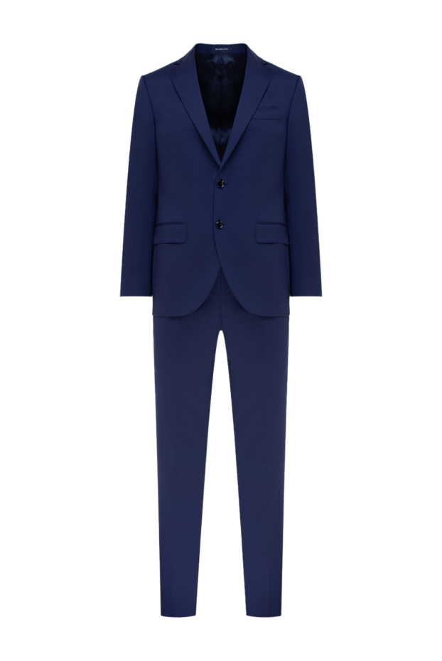 Sartoria Latorre strict dark blue wool suit with single-breasted jacket 175547 - photo 1